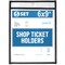 5 Pack Job Ticket Holders 6x9 Dry Erase Pocket Sleeves Shop Ticket Holders Work Order Plastic Sleeves Ticket Holder Dry Erase Sleeves Clear Document Holder Reusable Dry Erase Pockets